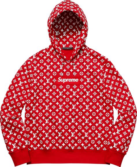 supreme x lv monogram hoodie|supreme louis vuitton pullover.